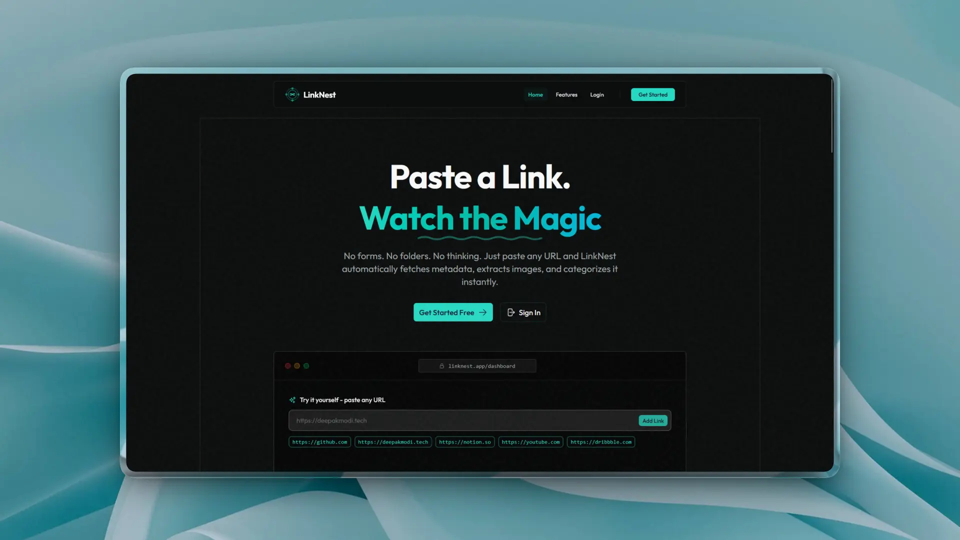 LinkNest preview
