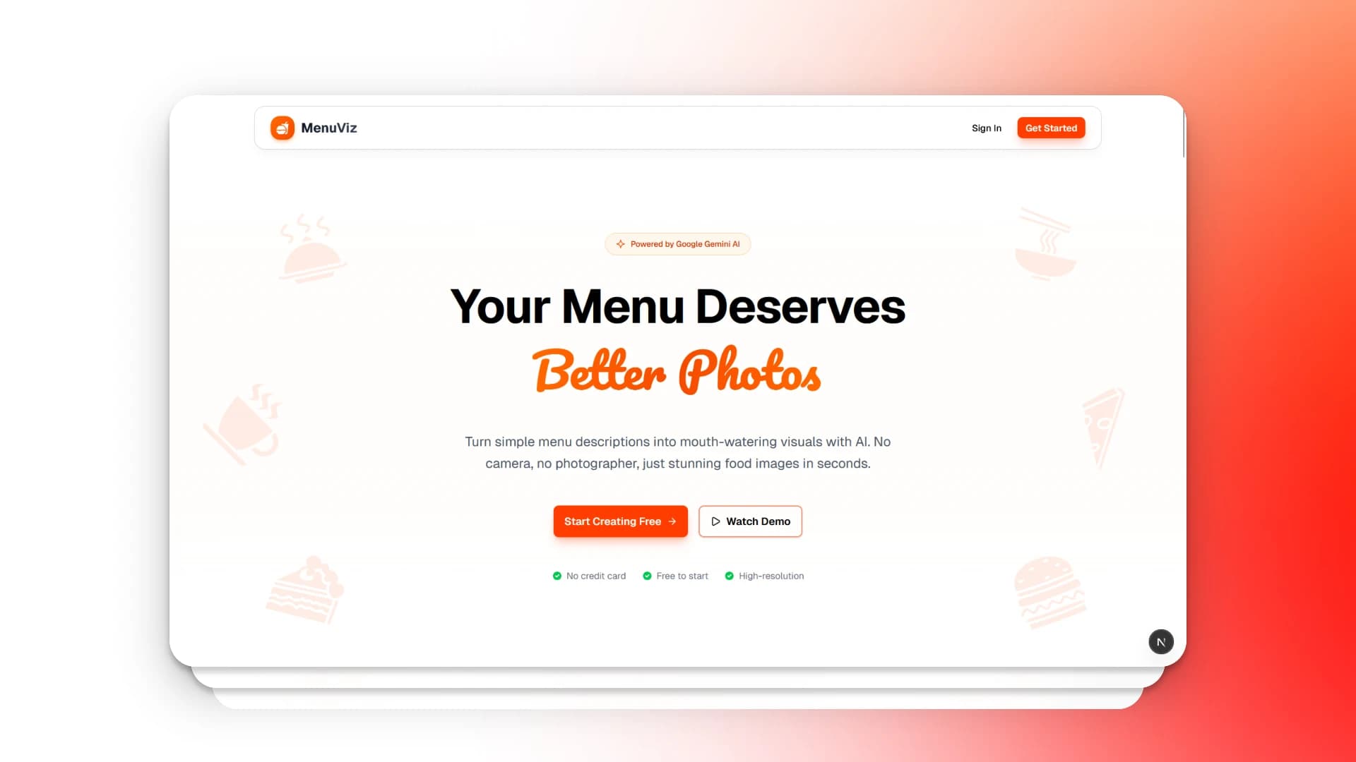 MenuViz preview